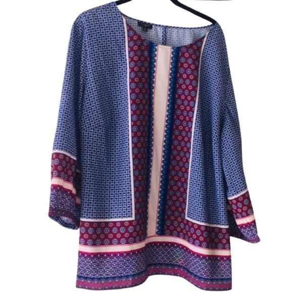 TALBOTS Printed Tunic - Picture 2 of 8